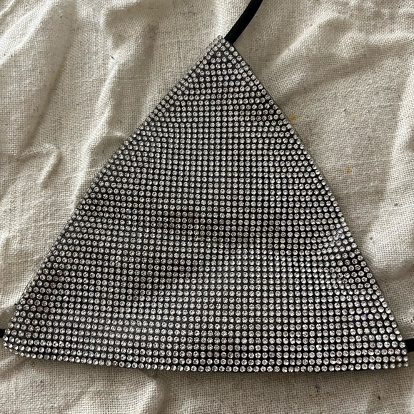 Black Rhinestone Bikini - Picture 3 of 8